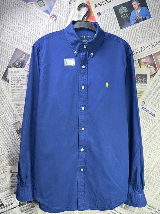 Ralph Lauren® Medium | Chest 22" | Royal Blue in Fether Weight T - Will Fabric | Shirt | Cotton | 3220