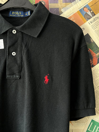 Ralph Lauren® Medium | Chest 22 | Black | Polo | Cotton