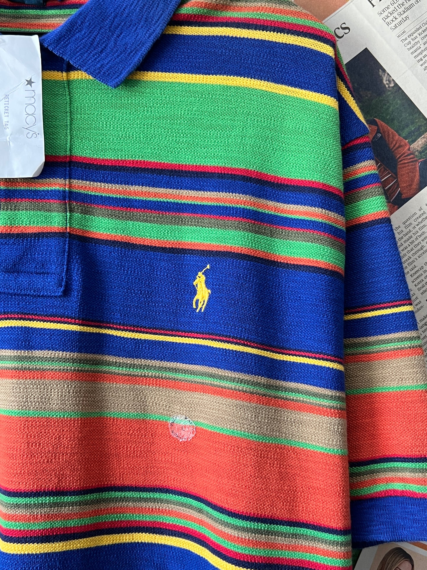 Ralph Lauren® Large | Chest 23.5 | Multicolor | Polo | Cotton