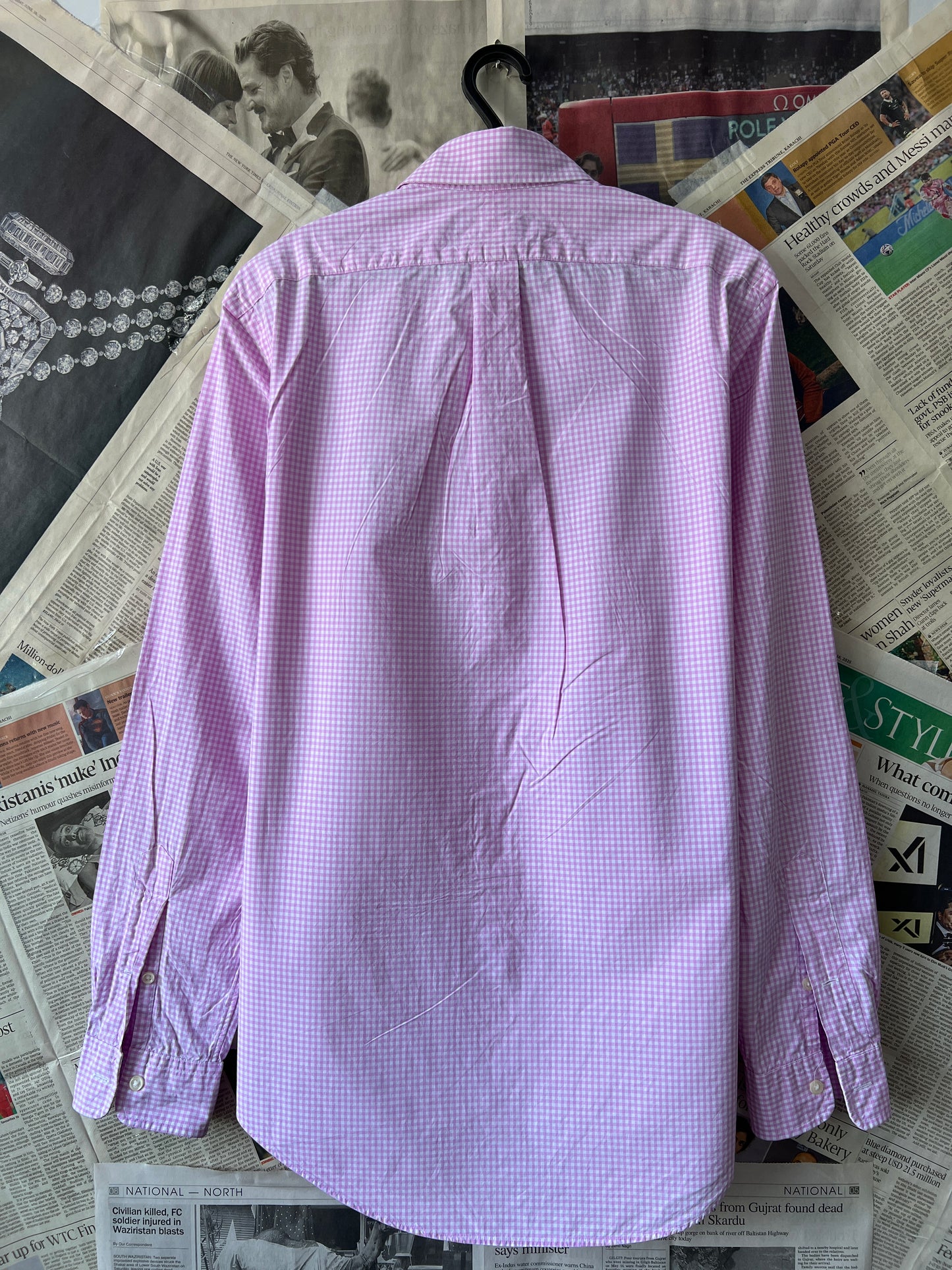 Ralph Lauren® Small | Chest 21 | Pink Check | Shirt | Cotton