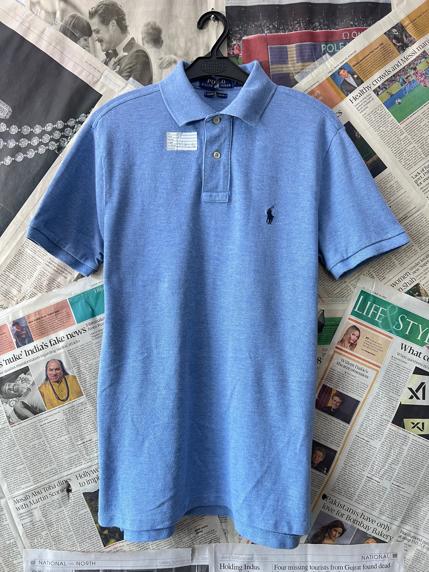 Ralph Lauren® Small | Chest 19 | Blue | Polo | Cotton