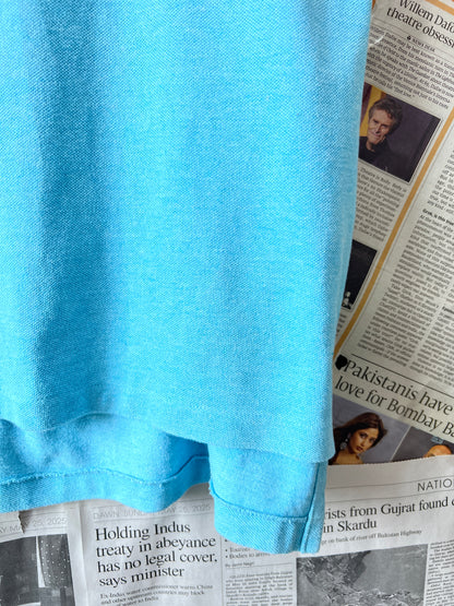 Ralph Lauren® Small | Chest 18.5 | Cyan | Polo | Cotton