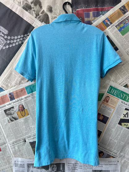 Ralph Lauren® Small | Chest 18.5 | Cyan | Polo | Cotton