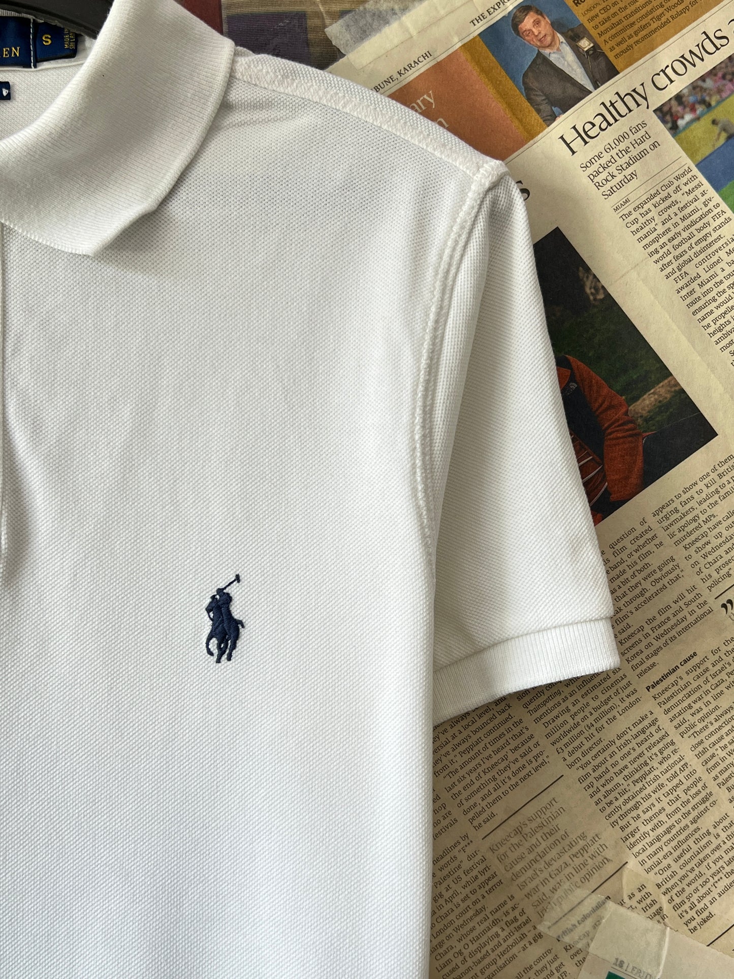 Ralph Lauren® Small | Chest 18.5 | White | Polo | Cotton