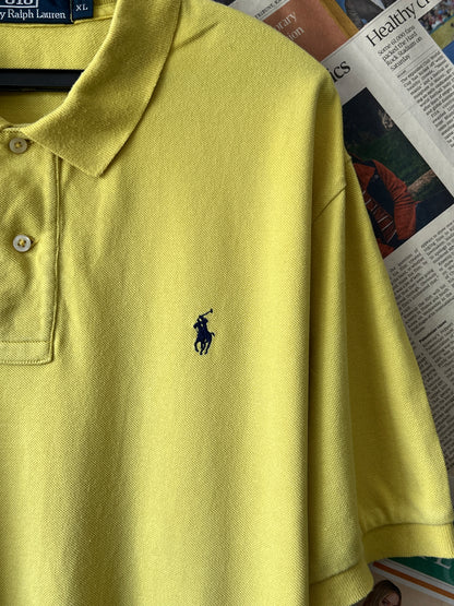 Ralph Lauren® XL | Chest 25 | Yellow | Polo | Cotton