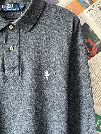 Ralph Lauren® XL | Chest 25.5 | Charcoal | Polo | Cotton