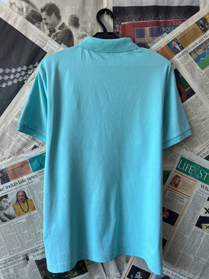 Ralph Lauren® Small | Chest 20.75 | Cyan | Polo | Cotton