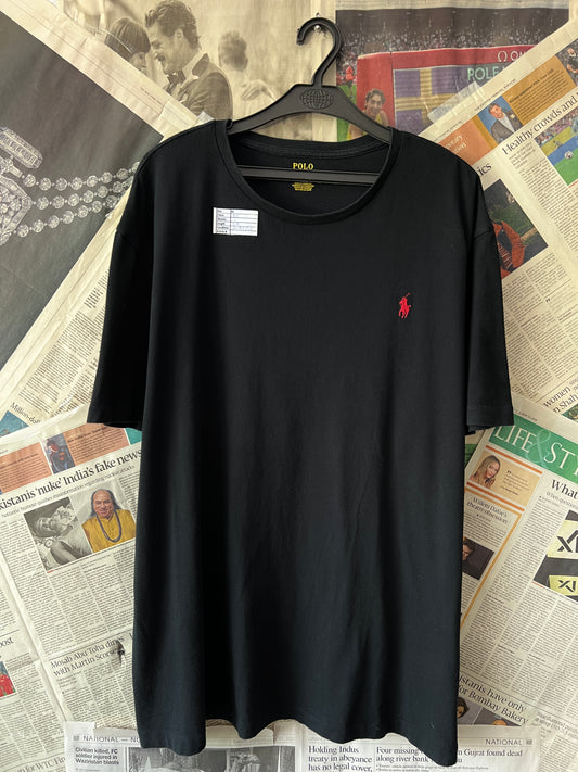 Ralph Lauren® XL | Chest 25 | Black | T-Shirt | Cotton