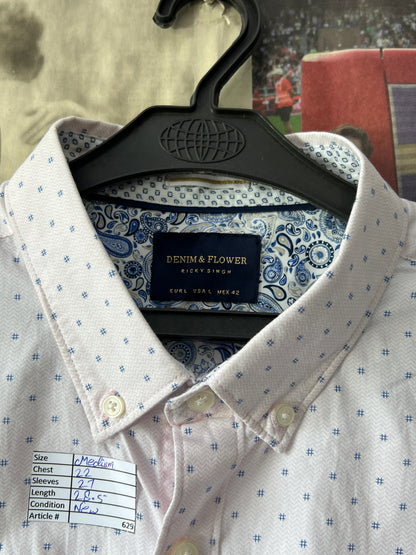 Women- Denim & Flower® Medium | Chest 22 | Shirt | Cotton | 629