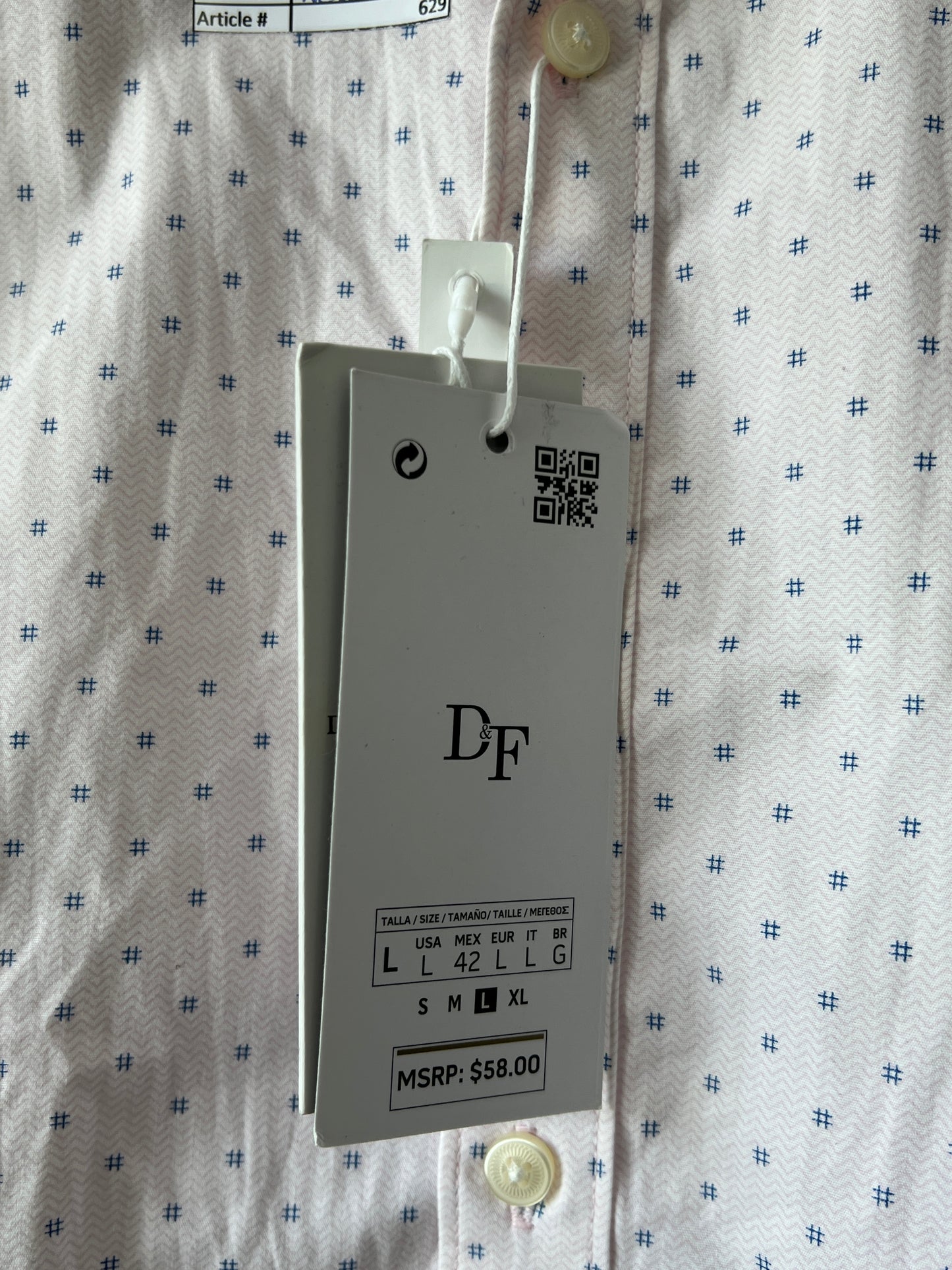 Women- Denim & Flower® Medium | Chest 22 | Shirt | Cotton | 629