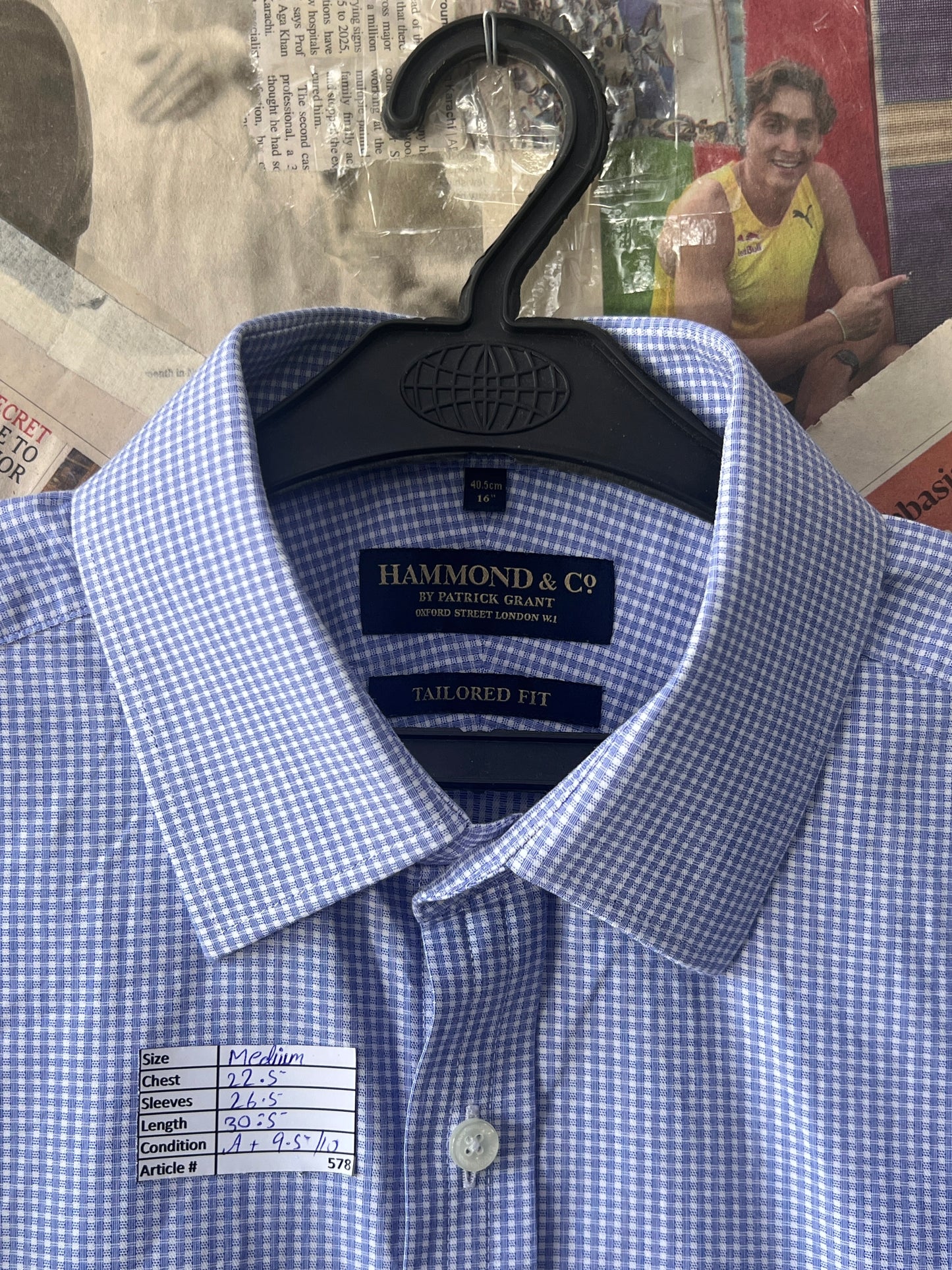 Hammond® Medium | Chest 22.5 | Shirt | Cotton | 578