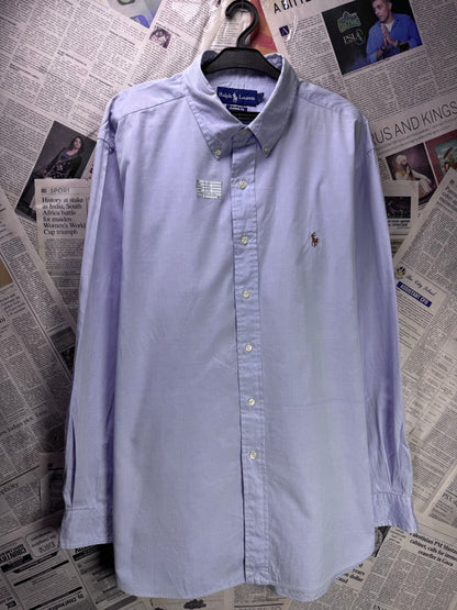 Ralph Lauren® XXL | Chest 28" | Lavendar | Shirt | Cotton | 3617