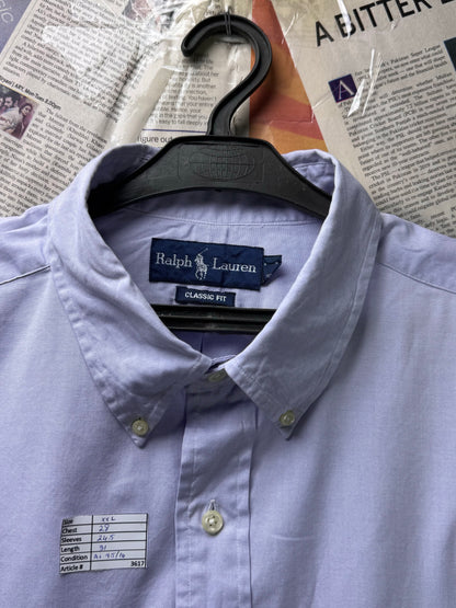 Ralph Lauren® XXL | Chest 28" | Lavendar | Shirt | Cotton | 3617