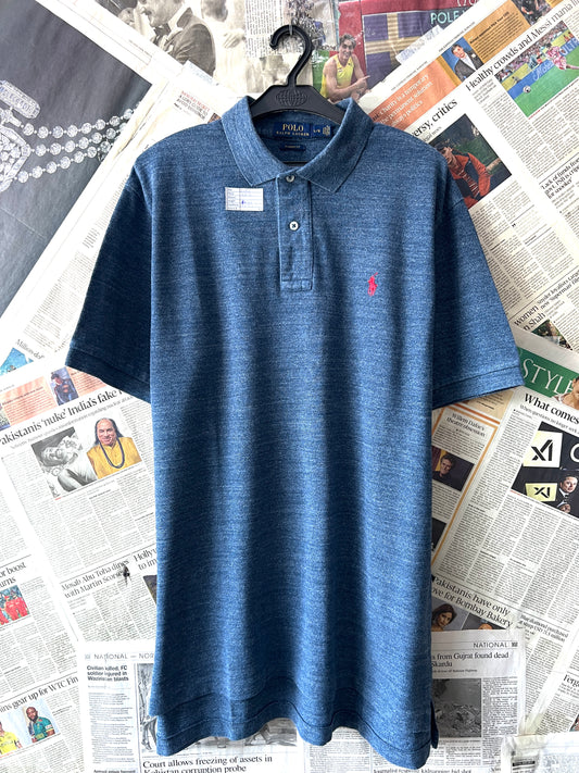 Ralph Lauren® Large | Chest 23.5 | Space Blue | Polo | Cotton | 658
