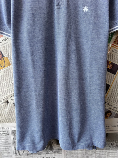 Brooks Brothers® Large | Chest 23 | Grey | Polo | Cotton | 671