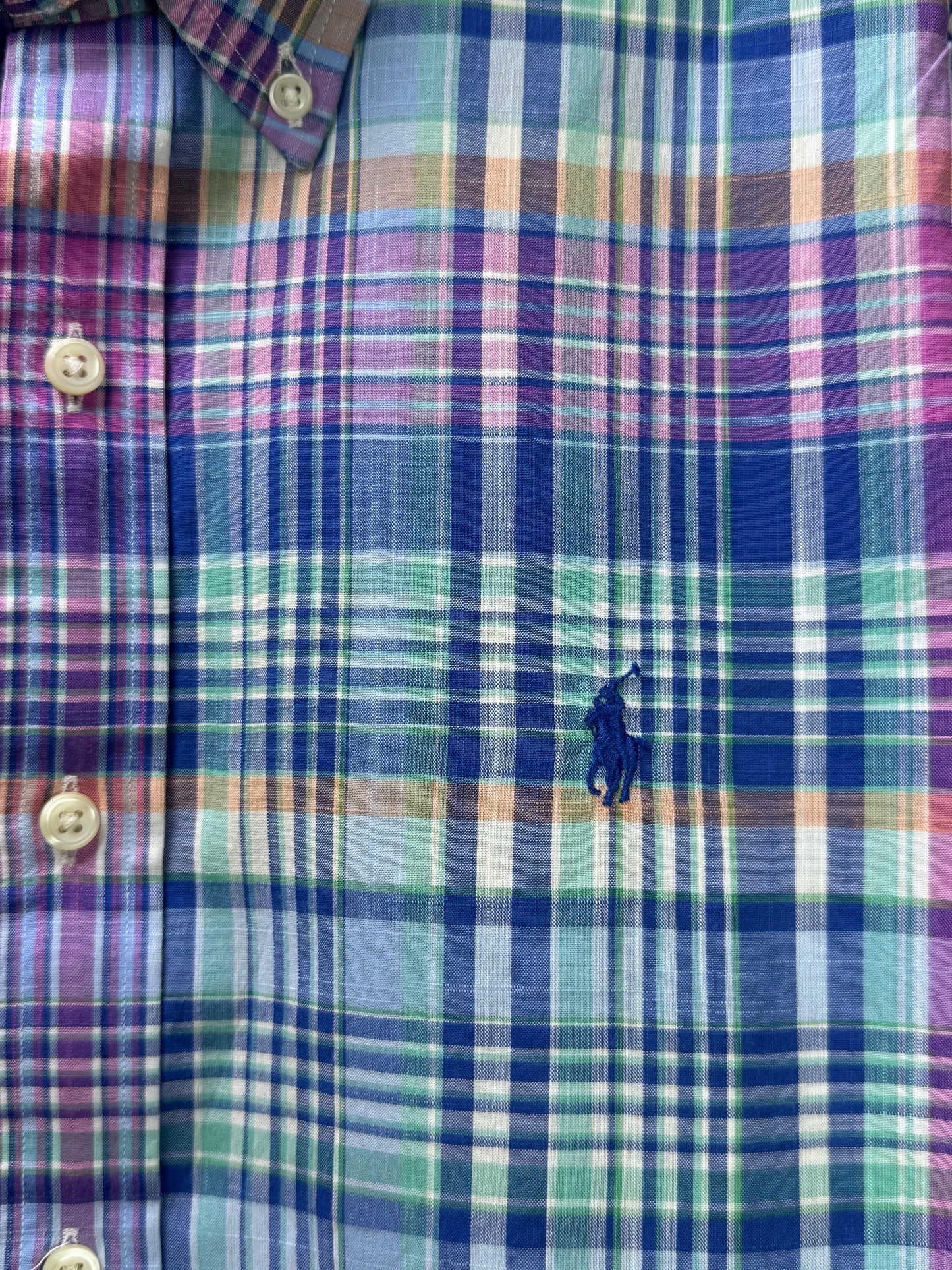 Ralph Lauren® Large | Chest 24 | Mulicolor Check | Shirt | Cotton | 3677