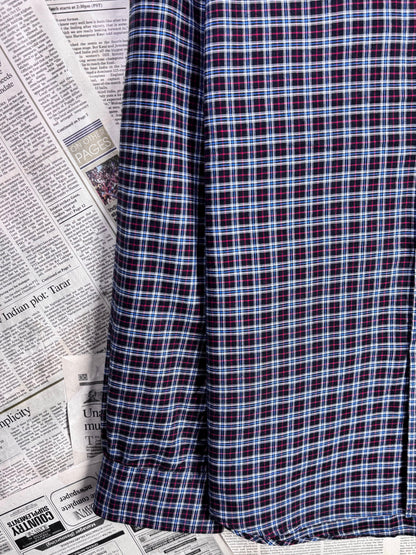 Ralph Lauren® XL | Chest 25" | Plaid Check | Shirt | Cotton | 3676