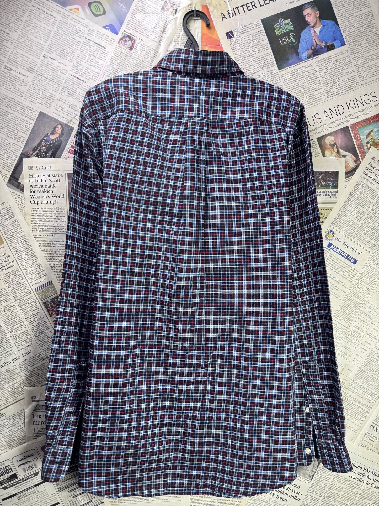 Ralph Lauren® XL | Chest 25" | Plaid Check | Shirt | Cotton | 3676