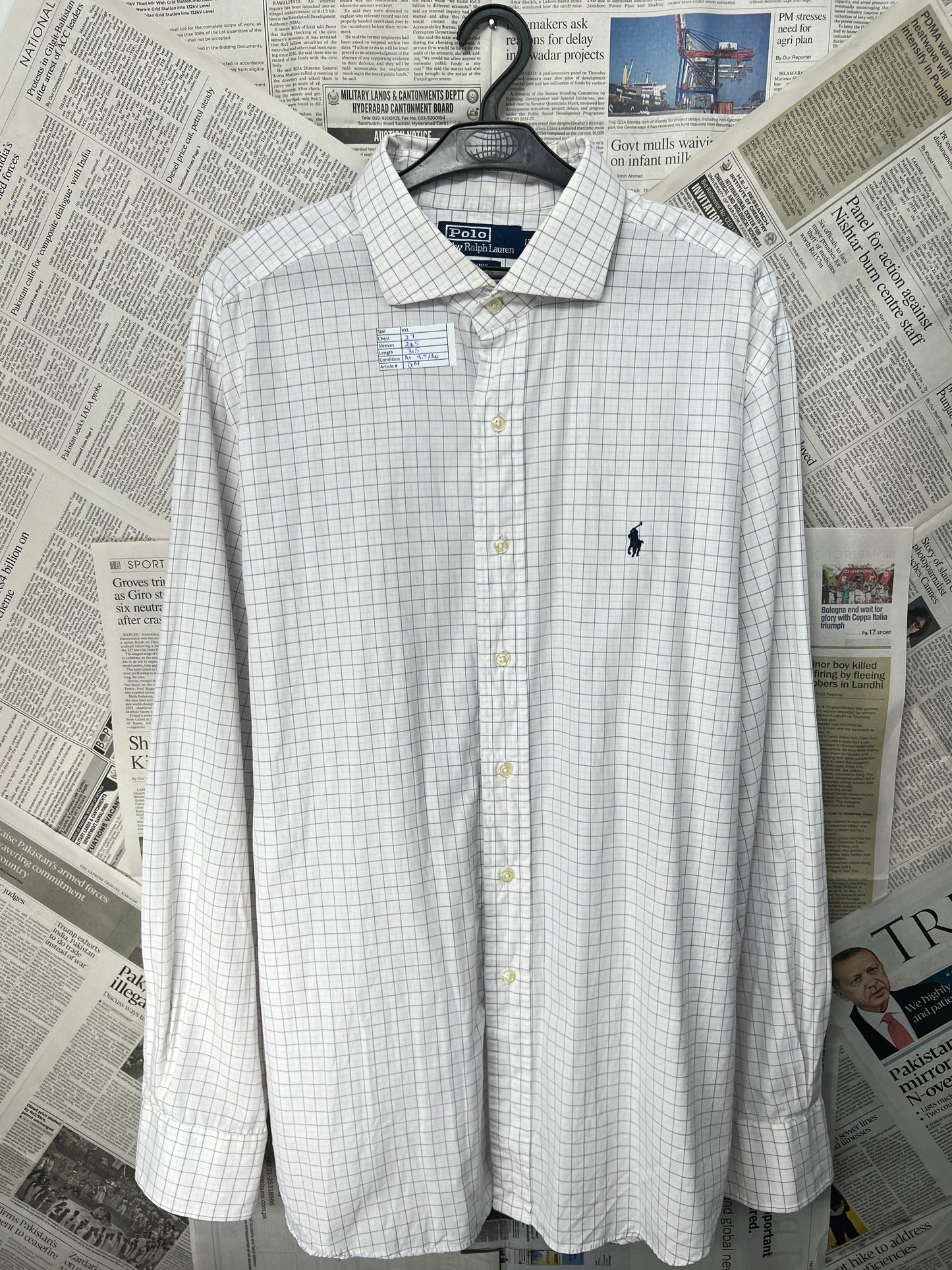 Ralph Lauren® Box Check – (Size: XXL)