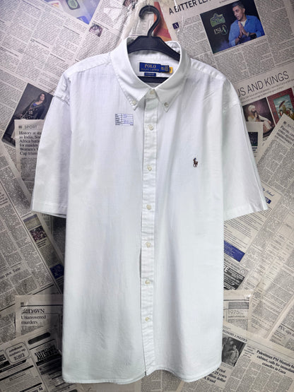 Ralph Lauren® XXL | Chest 28" | White | Shirt | Cotton | 3510