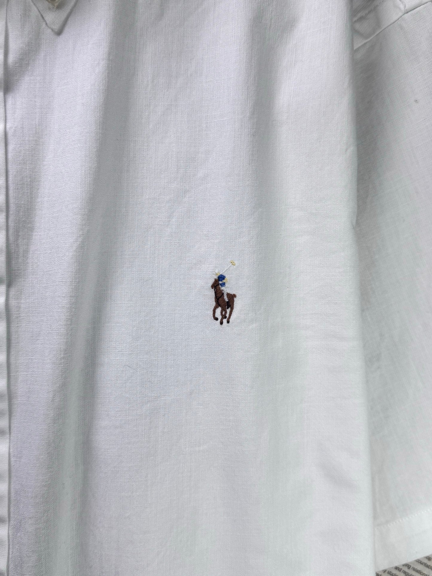 Ralph Lauren® XXL | Chest 28" | White | Shirt | Cotton | 3510