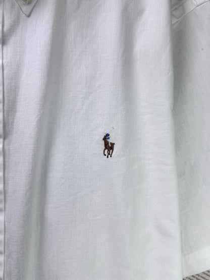 Ralph Lauren® XXL | Chest 28" | White | Shirt | Cotton | 3510