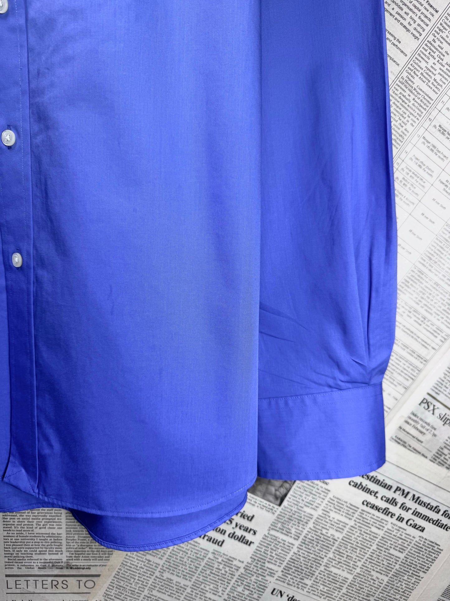 Ralph Lauren® L/XL | Chest 24.5 | Dodger Blue | Shirt | Cotton | 3519