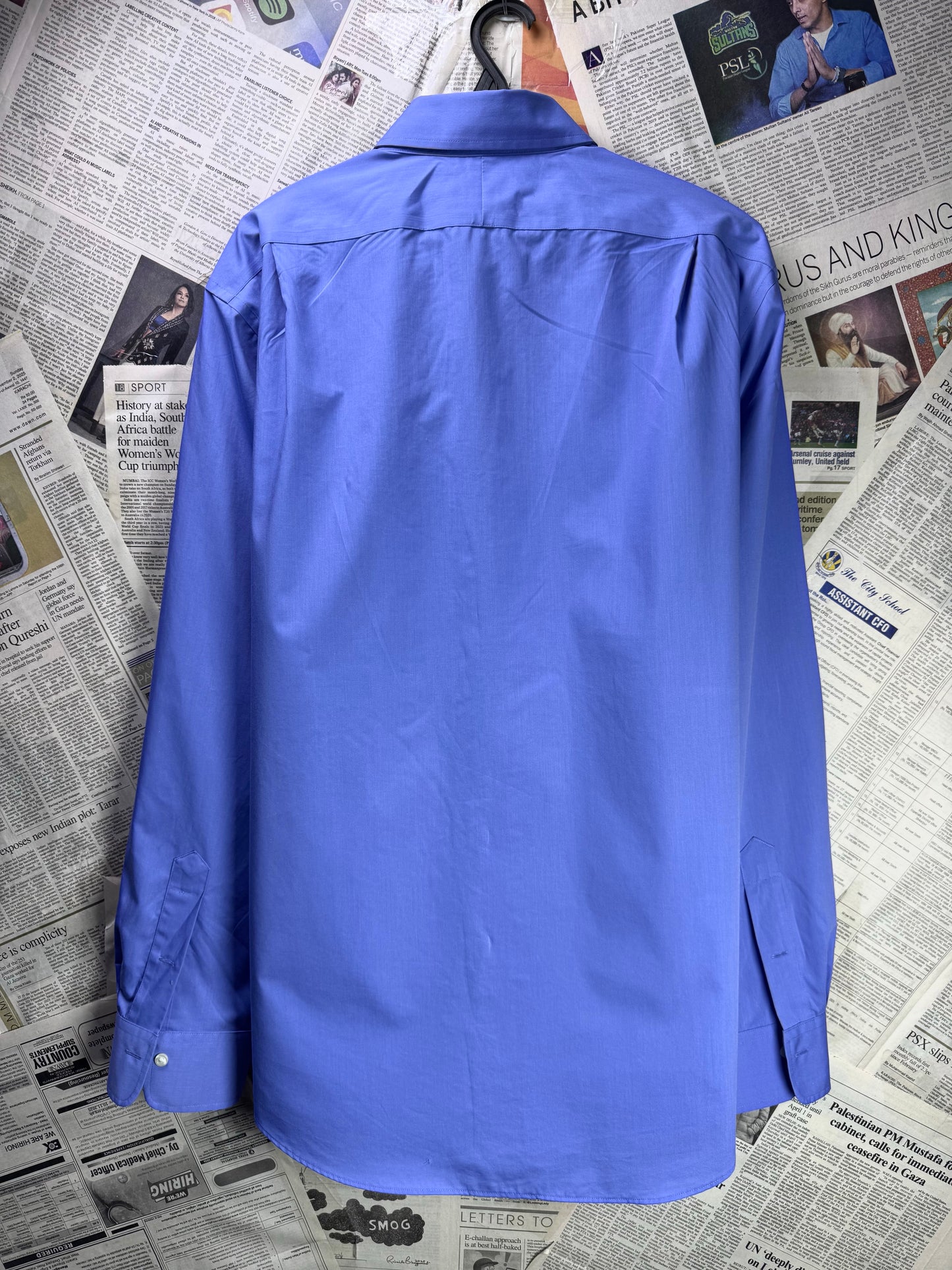 Ralph Lauren® L/XL | Chest 24.5 | Dodger Blue | Shirt | Cotton | 3519