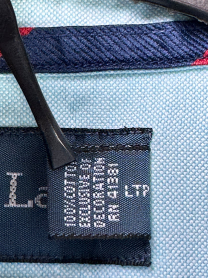 Ralph Lauren® L/XL | Chest 24.5 | Cyan | Oxford Shirt | Cotton | 3521