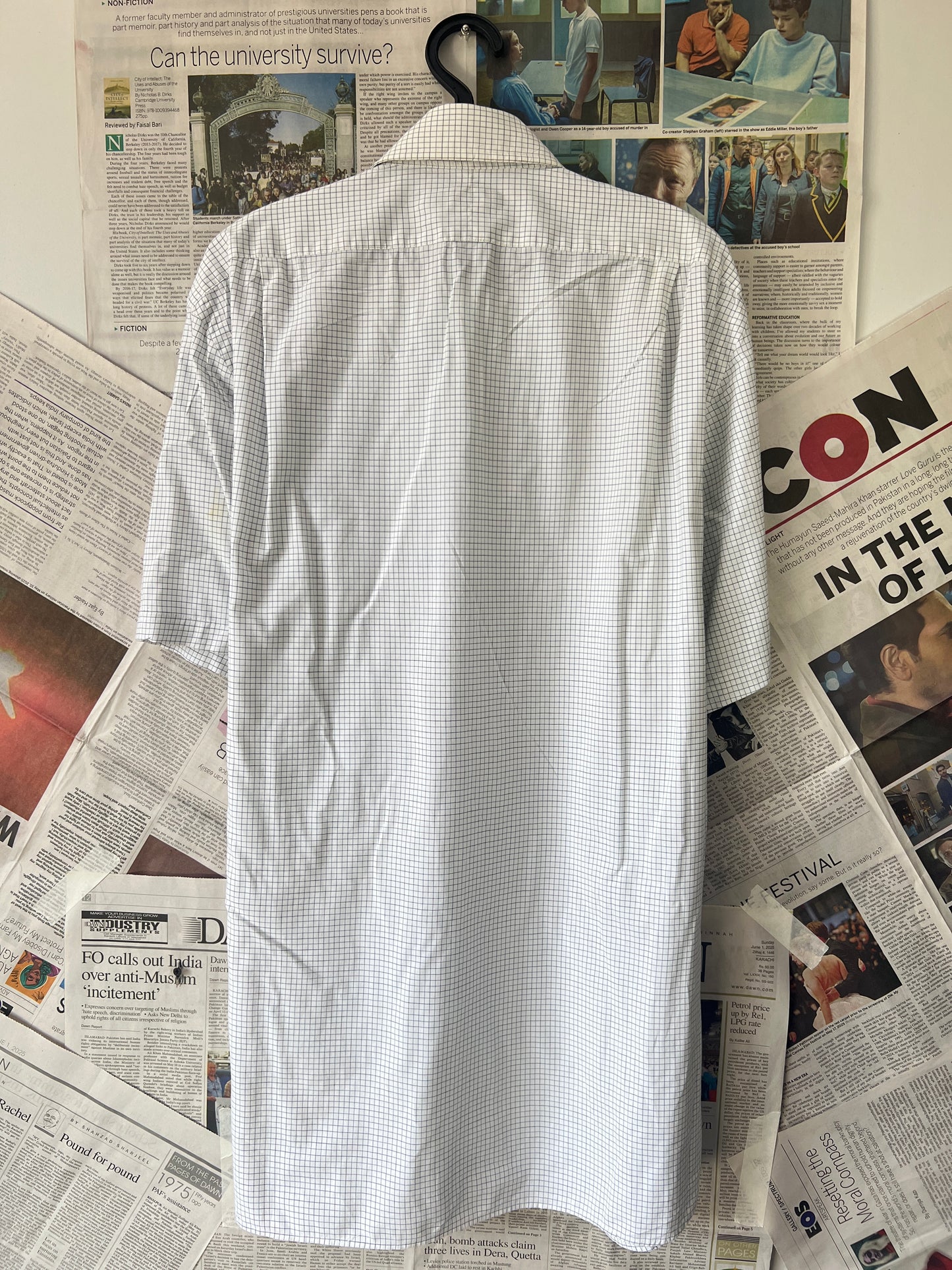 Ralph Lauren® Box Check on White – (Chest: 25.5)