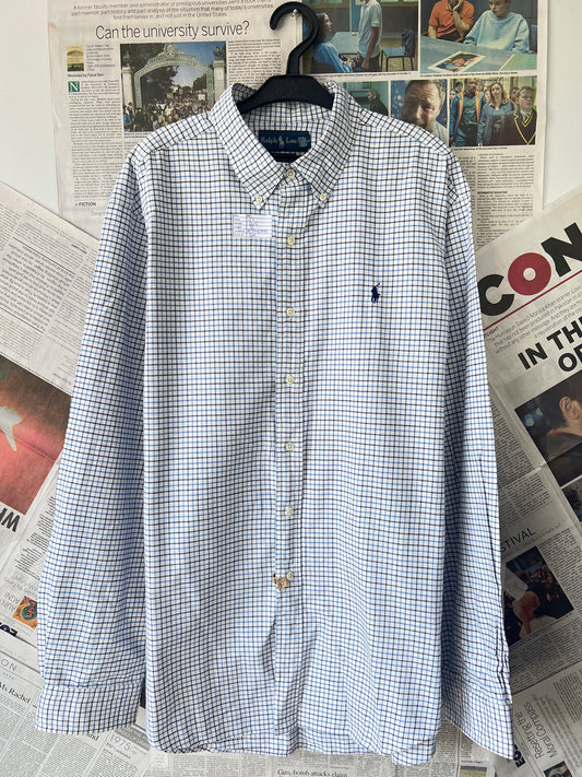 Ralph Lauren® Box Check on White – (Chest: 27)