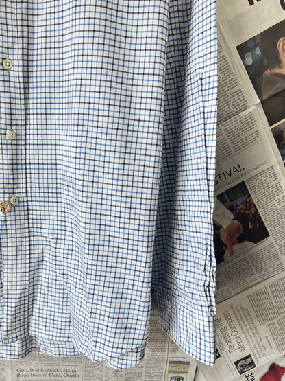 Ralph Lauren® Box Check on White – (Chest: 27)