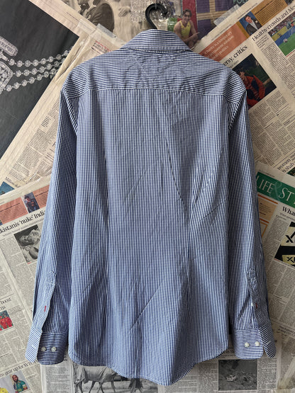 Tommy Hilfiger® Small | Chest 20.5 | Blue Check | Shirt | Cotton | 599