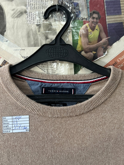 T*mmy Hilfiger® Large | Chest 23 | Dark Beige | Sweater | Cotton-Cashmere Blend | 600