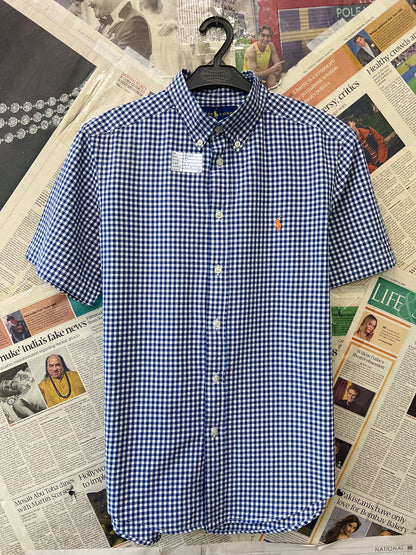 Ralph Lauren® Kids | Chest 19 | Blue Check | Shirt | Cotton | 605