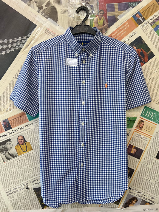 Ralph Lauren® Kids | Chest 19 | Blue Check | Shirt | Cotton | 605