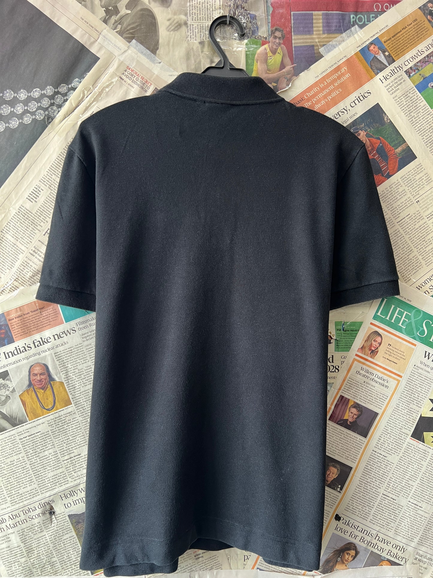 Lac*ste® Small | Chest 20 | Black | Polo | Cotton | 594