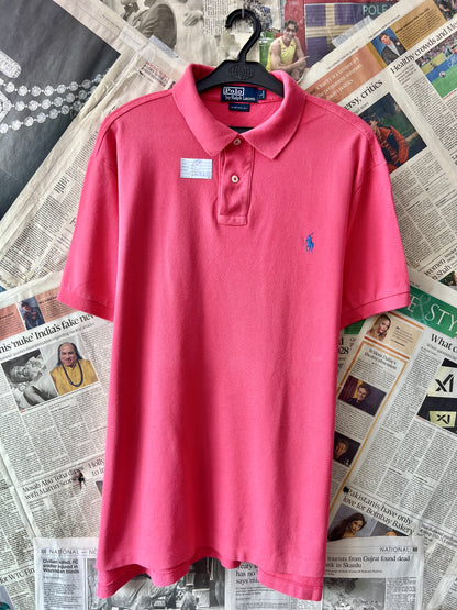 Ralph Lauren® Large | Chest 24 | Pale Pink | Polo | Cotton | 603