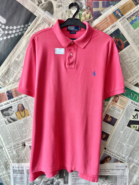 Ralph Lauren® Large | Chest 24 | Pale Pink | Polo | Cotton | 603