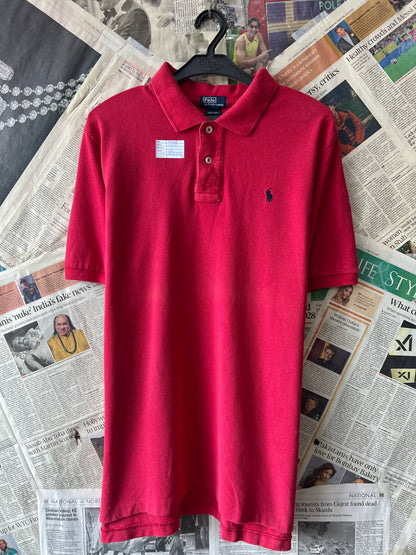 Ralph Lauren® Small | Chest 20" | Georgia Red| Polo | Cotton | 589