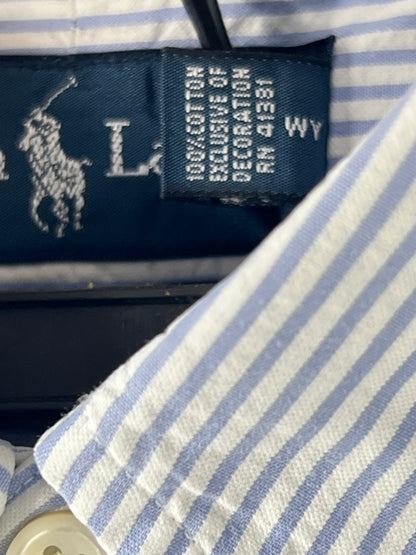Ralph Lauren® Blue & White Seersucker Fabric – (Chest: 27)