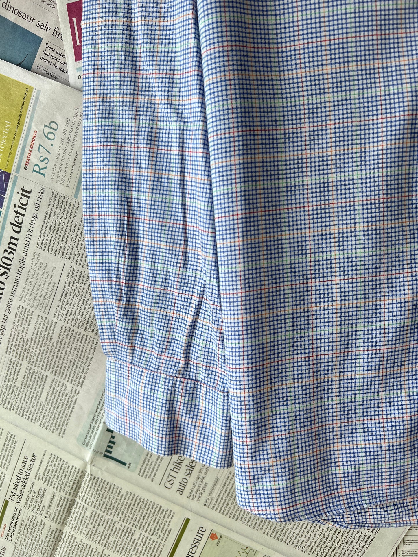 Ralph Lauren® Bluish Multicolor Check – (Chest: 25)