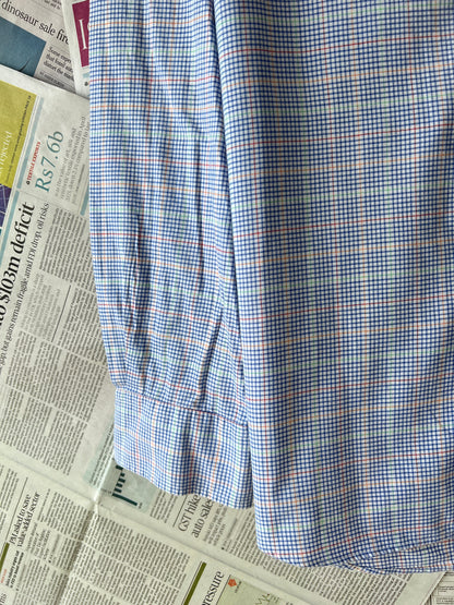 Ralph Lauren® Bluish Multicolor Check – (Chest: 25)