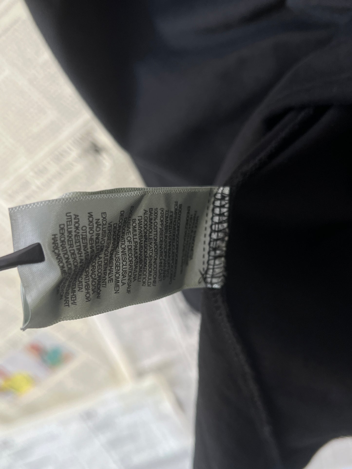 Ralph Lauren® XL | Chest 25 | Black | T-Shirt | Cotton | 536