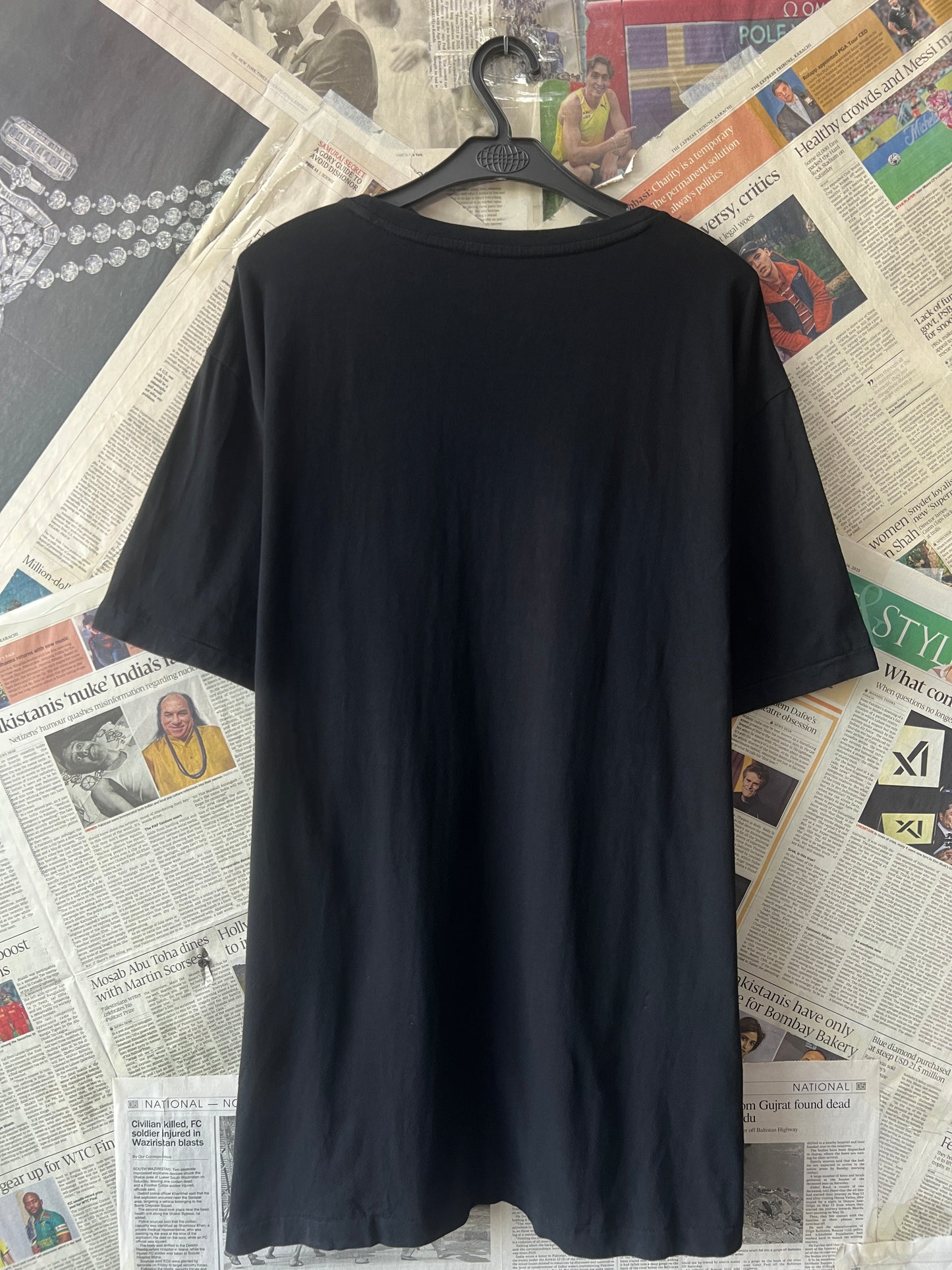 Ralph Lauren® XL | Chest 25 | Black | T-Shirt | Cotton | 536