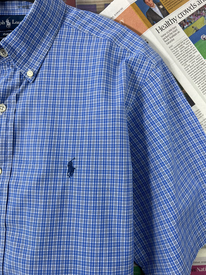 Ralph Lauren® Blue Check – (Chest: 25)