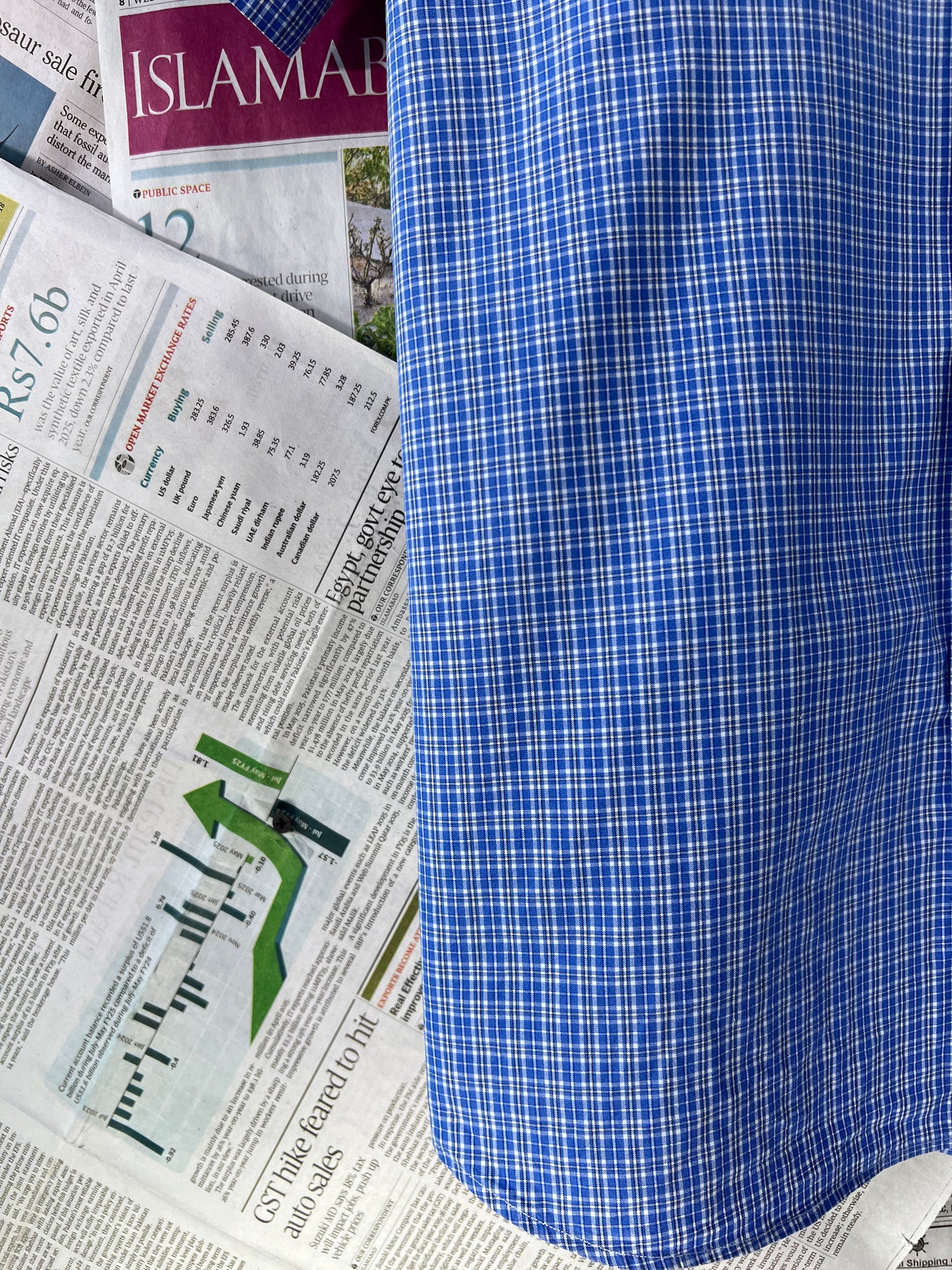 Ralph Lauren® Blue Check – (Chest: 25)