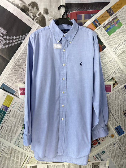 Ralph Lauren® Blue Shirt – (Size: XXL) Chest: 27
