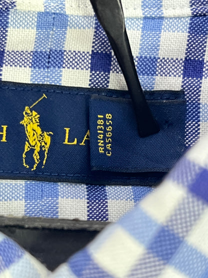 Ralph Lauren® Blue & White Check Oxford – (Chest: 24.5)