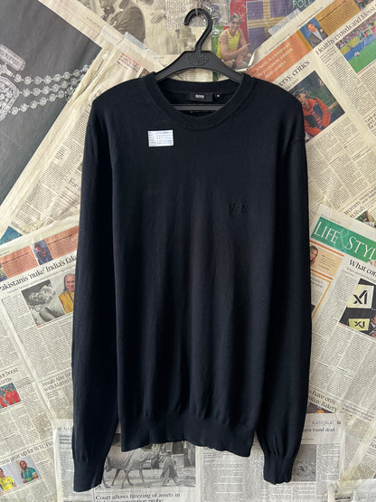 BOSS® Medium | Chest 21.5 | Black | Sweater | Cotton-Wool Blend | 482
